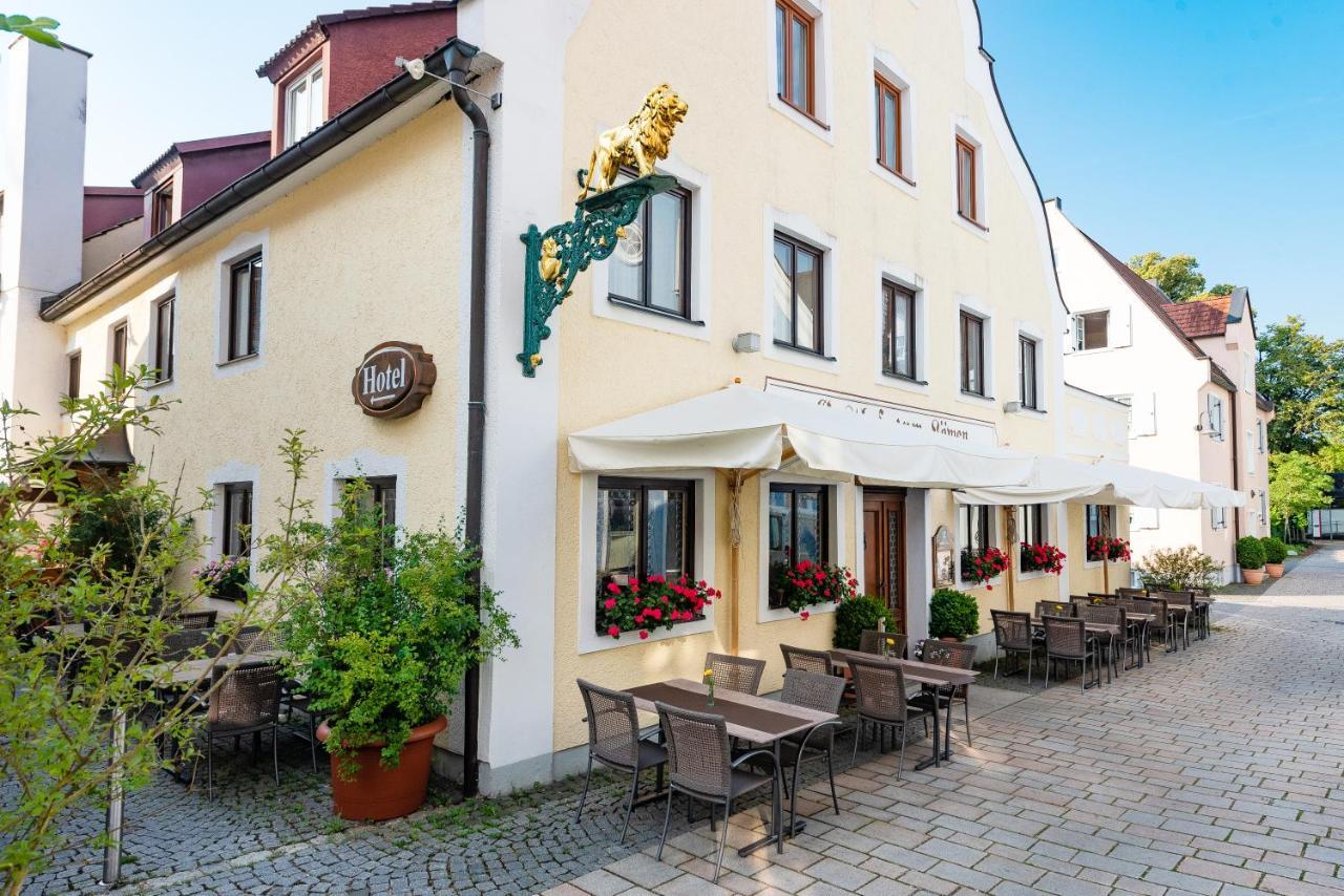 Hotel Zum Loewen Weißenhorn Exterior foto